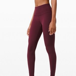 LULULEMON ☆ ☆ MAROON ALIGN LEGGINGS ☆ ☆